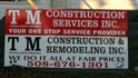 tm construction remodeling inc